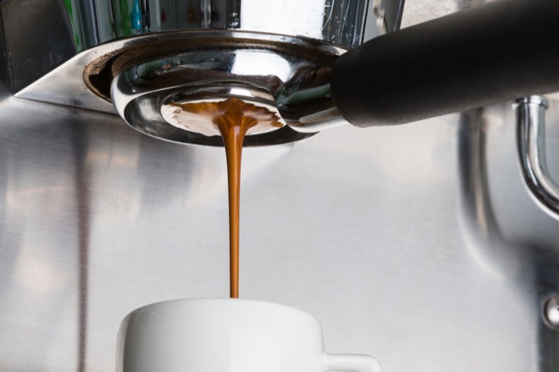 PRENKIN Duplice Uso Macchina da caffè Spazzola di Pulizia e caffè Espresso Machine Tool di Pulizia con Il Cucchiaio 